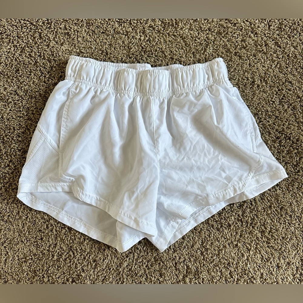 White Athletic Shorts